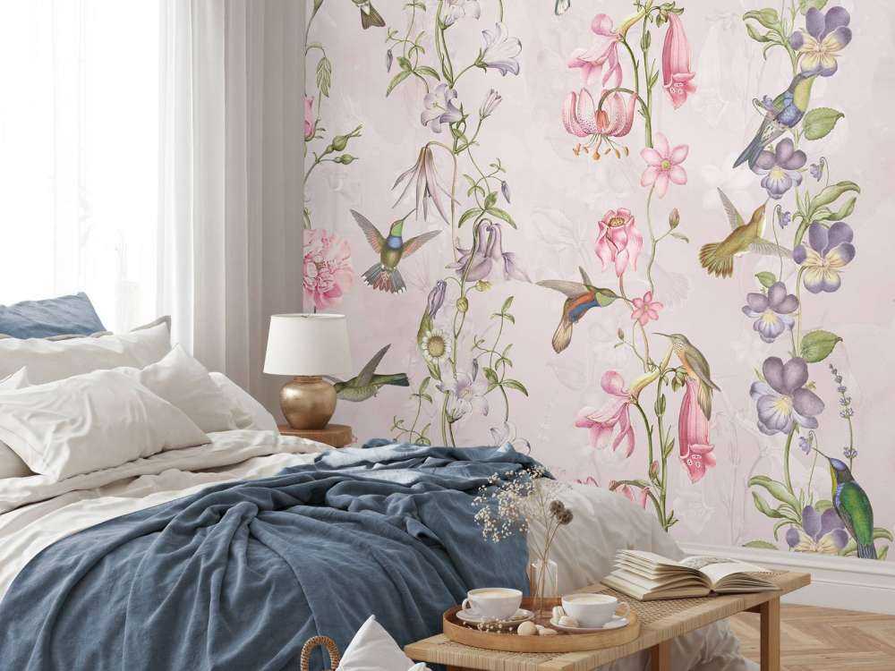 Meadow and Garden Flowers Pink