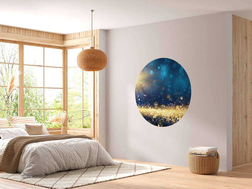 Star in shimmering night