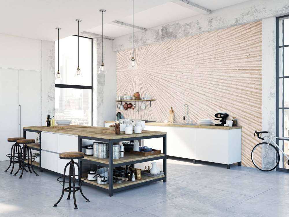 Structure with lines sun linen