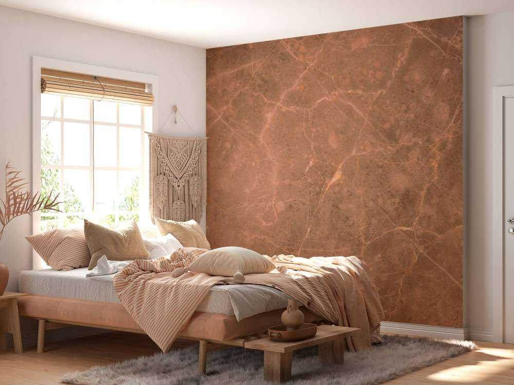 Terracotta structure marble