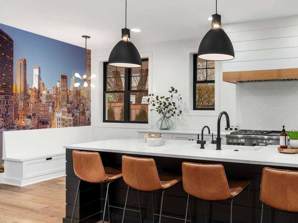 New York in the evening