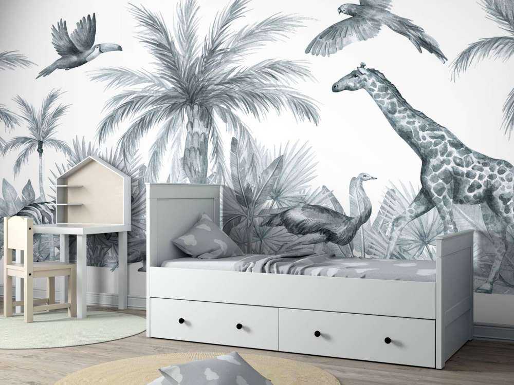 Vintage jungle animals