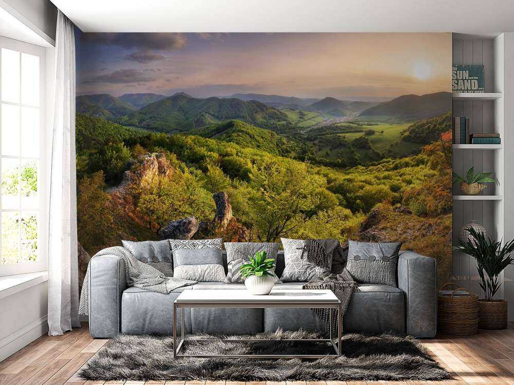 Mountain landscape in spring