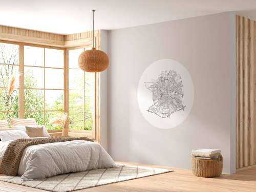 Map of Apeldoorn, white