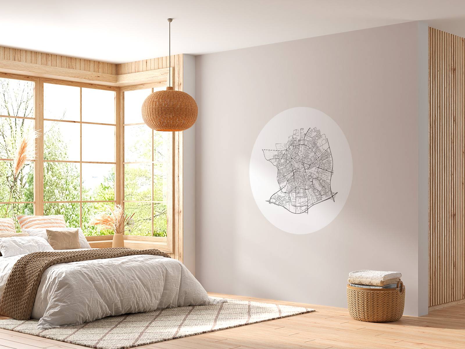 Map of Apeldoorn, white