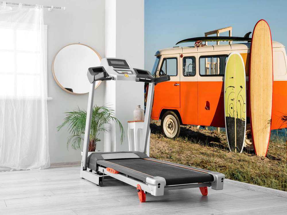 Bus with surfboard