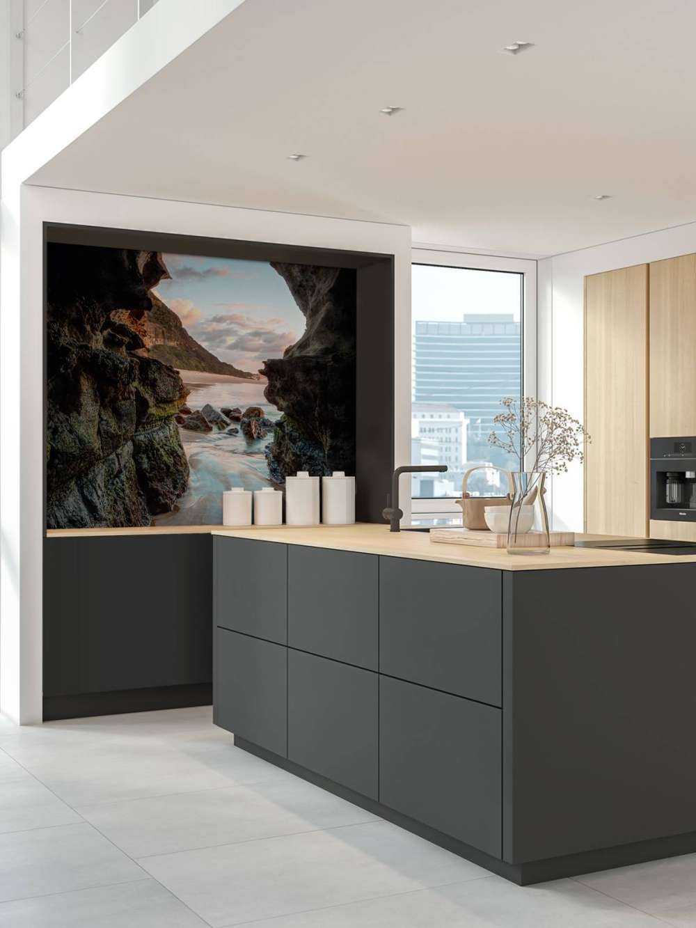 Sea between the rocks