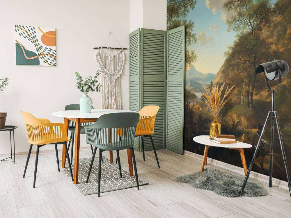 Italian landscape with artist