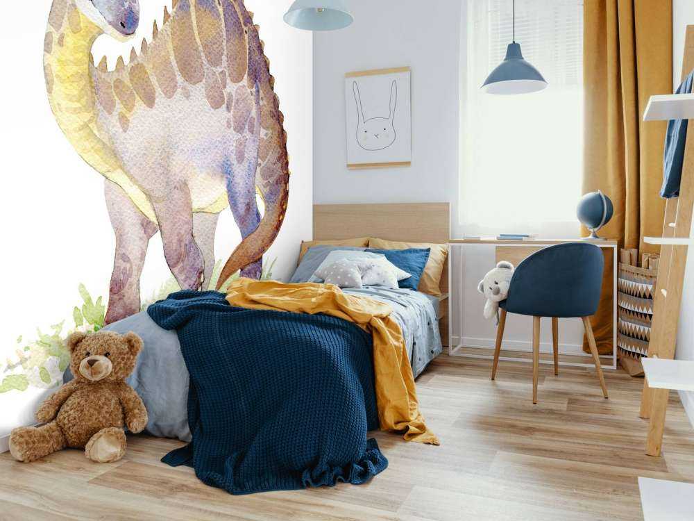 Dinosaur from watercolour