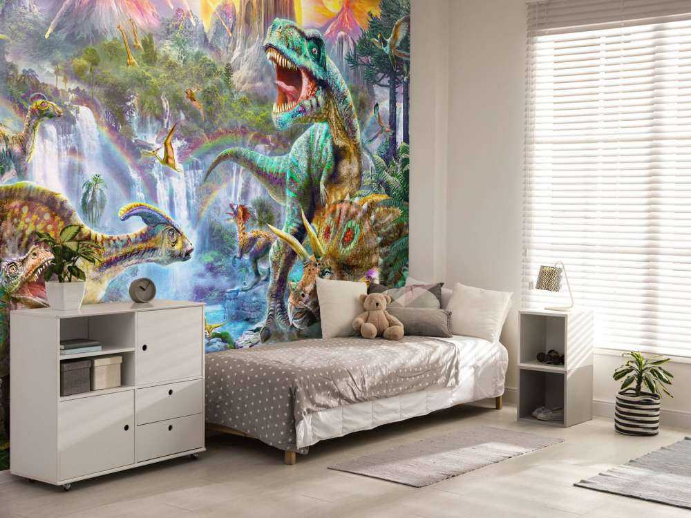 Dinosaurs at the Waterfalls