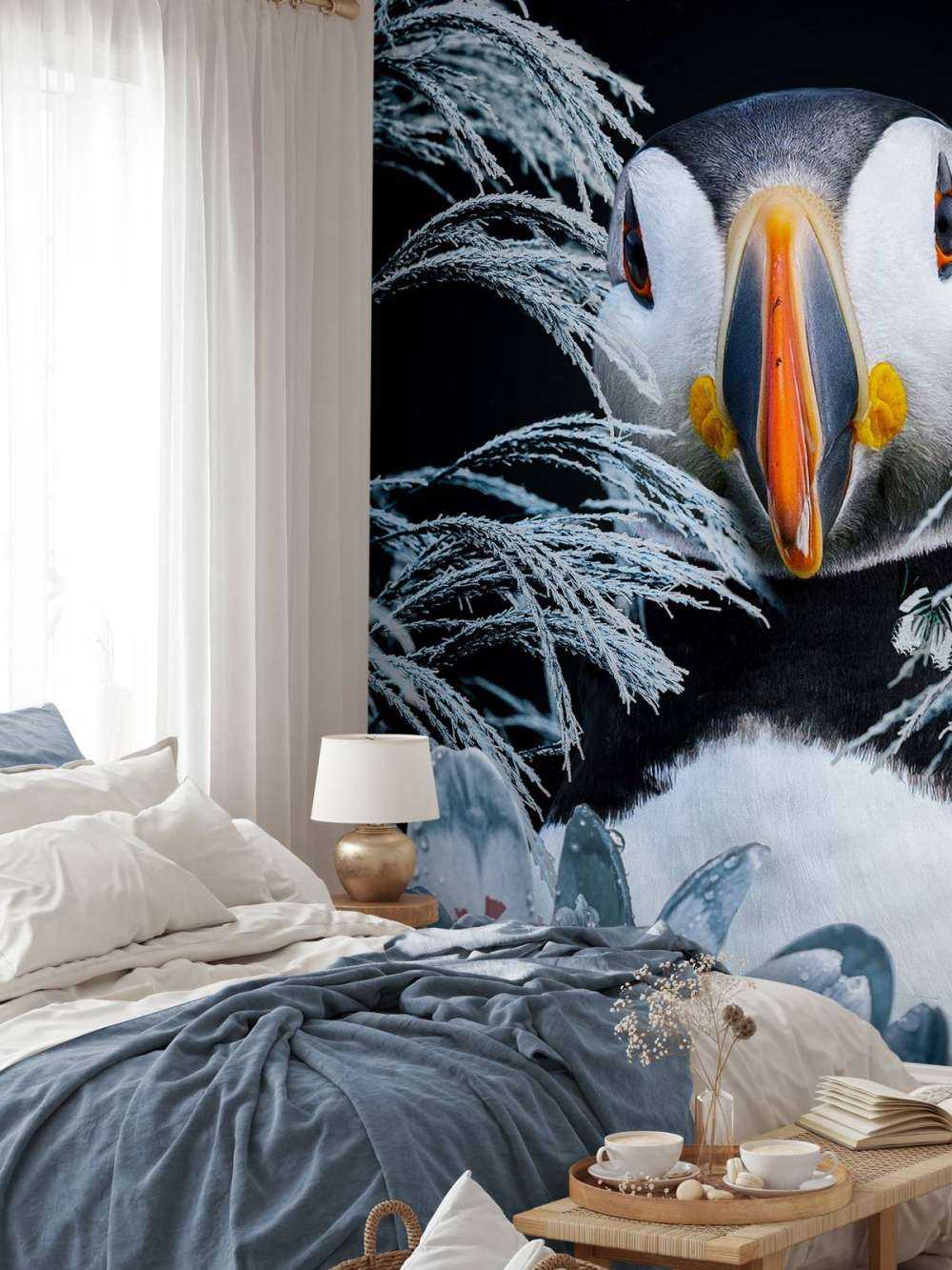 Atlantic Puffins Portrait