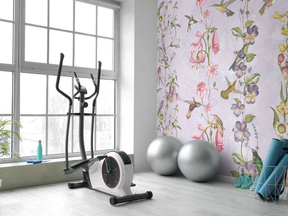 Weadow and Garden Flowers Violet