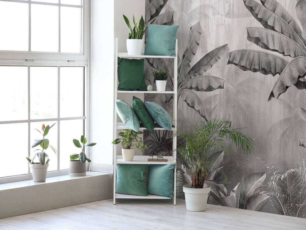 Tropical cloud palms