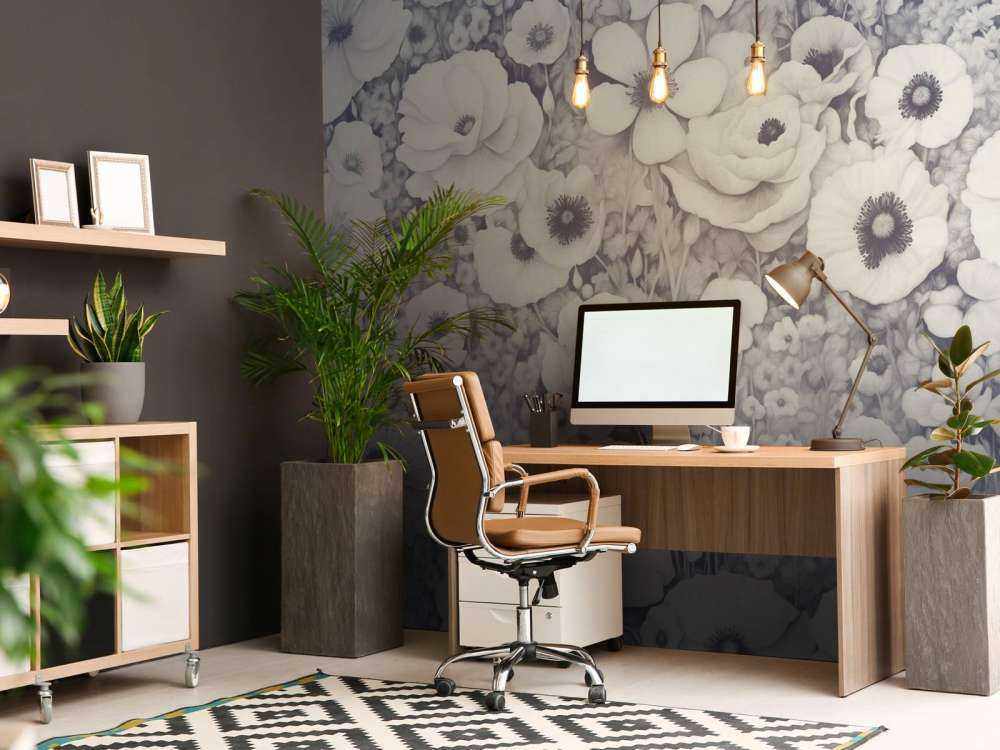 Poppy Tale Monochrome Blue