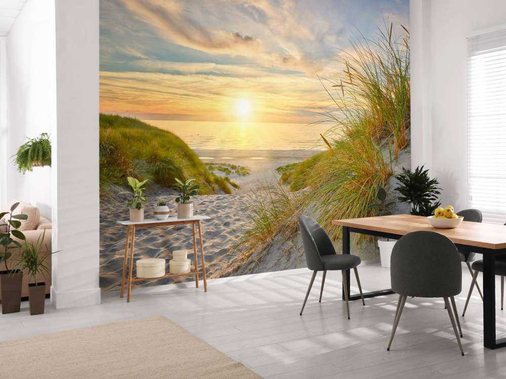 Sunset at dune beach