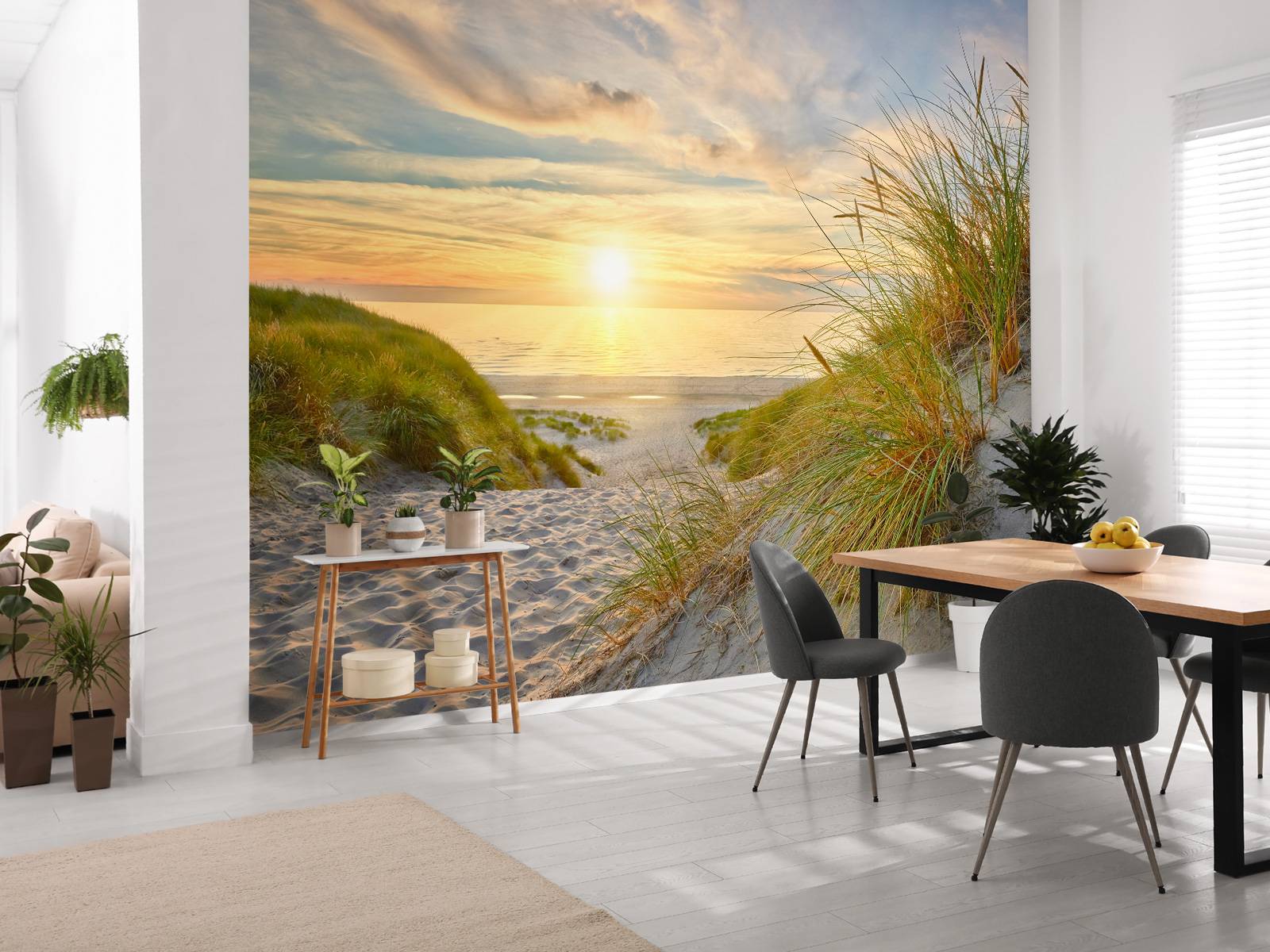 Sunset at dune beach