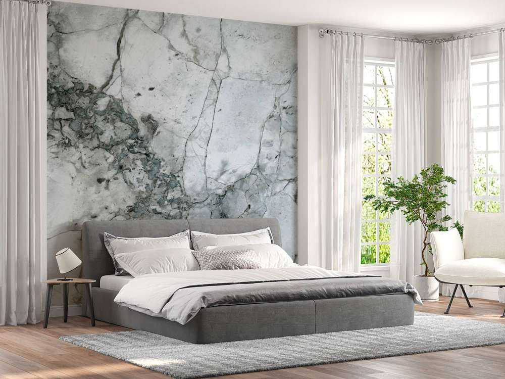 Light marble with fine structure