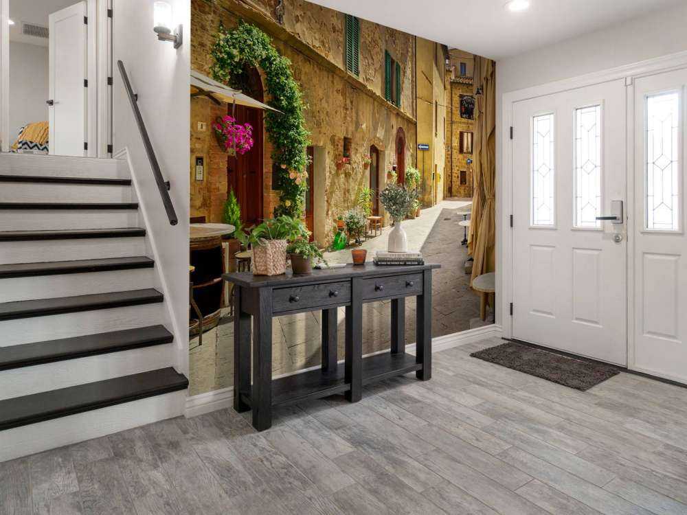 Terraces in old street