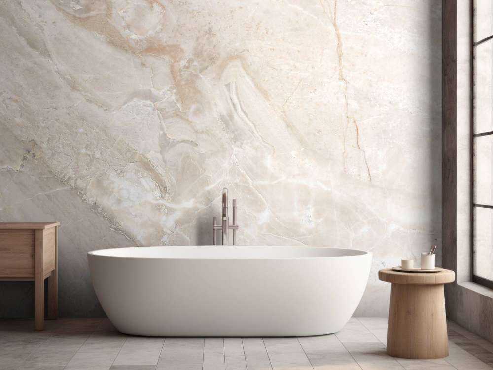 Beige marble stone