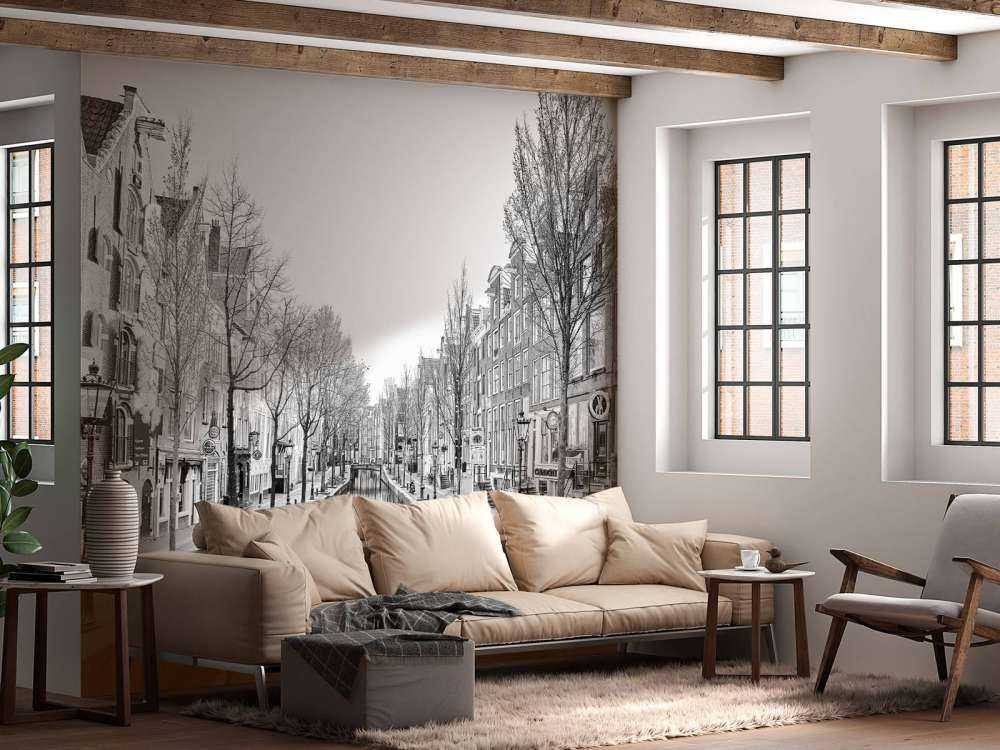 Amsterdam in black and white