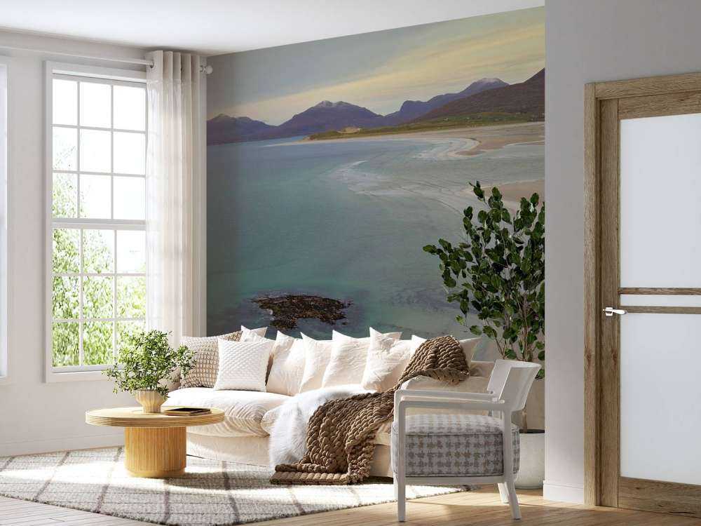 Sea and mountains along the coastline