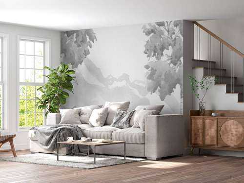 Deer in grey shades