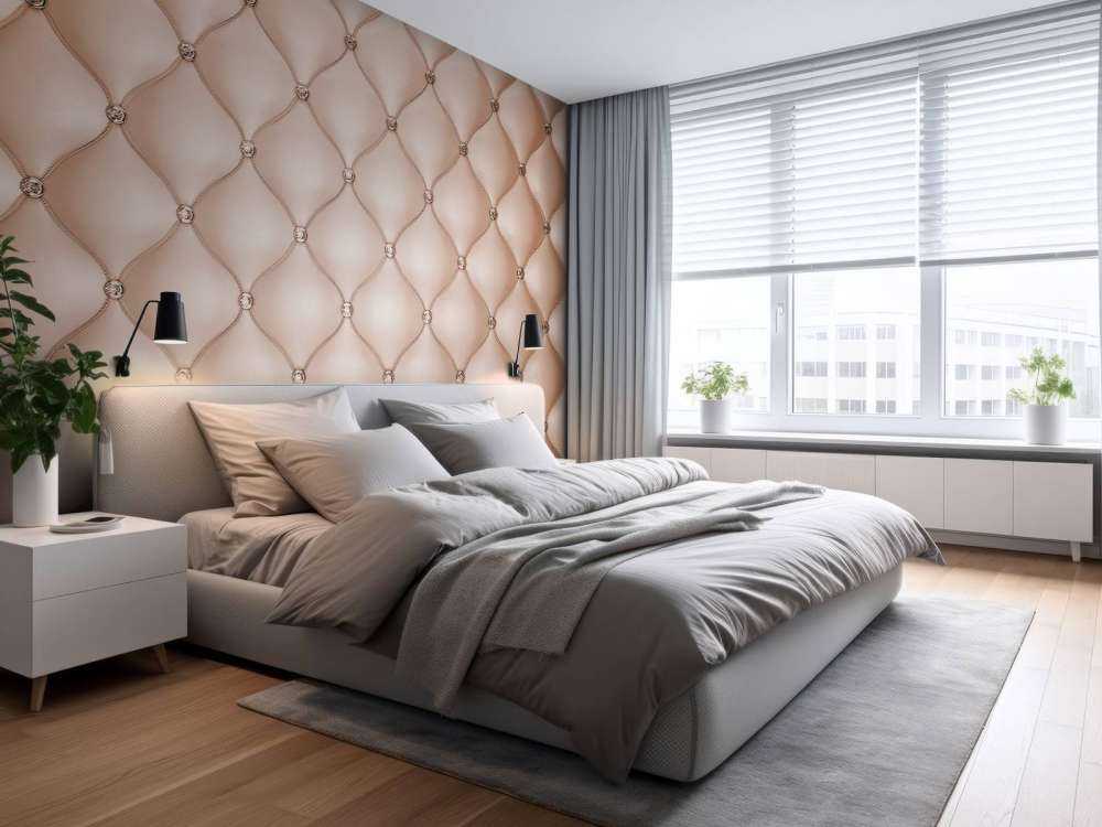 Chic pink caped wall