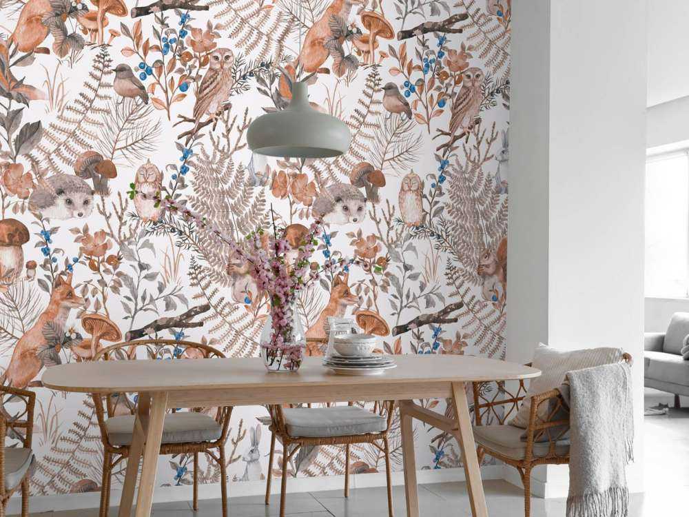 Forest animals pattern