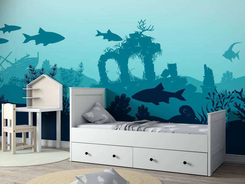 Underwater silhouettes