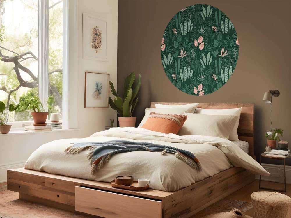 Cheerful leaf pattern