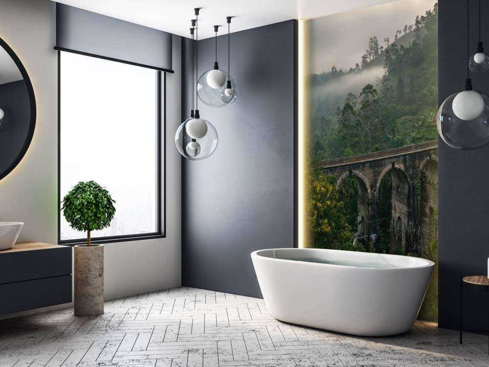 Railway bridge through jungle