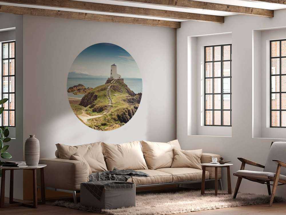 Lighthouse on a rocky outcrop