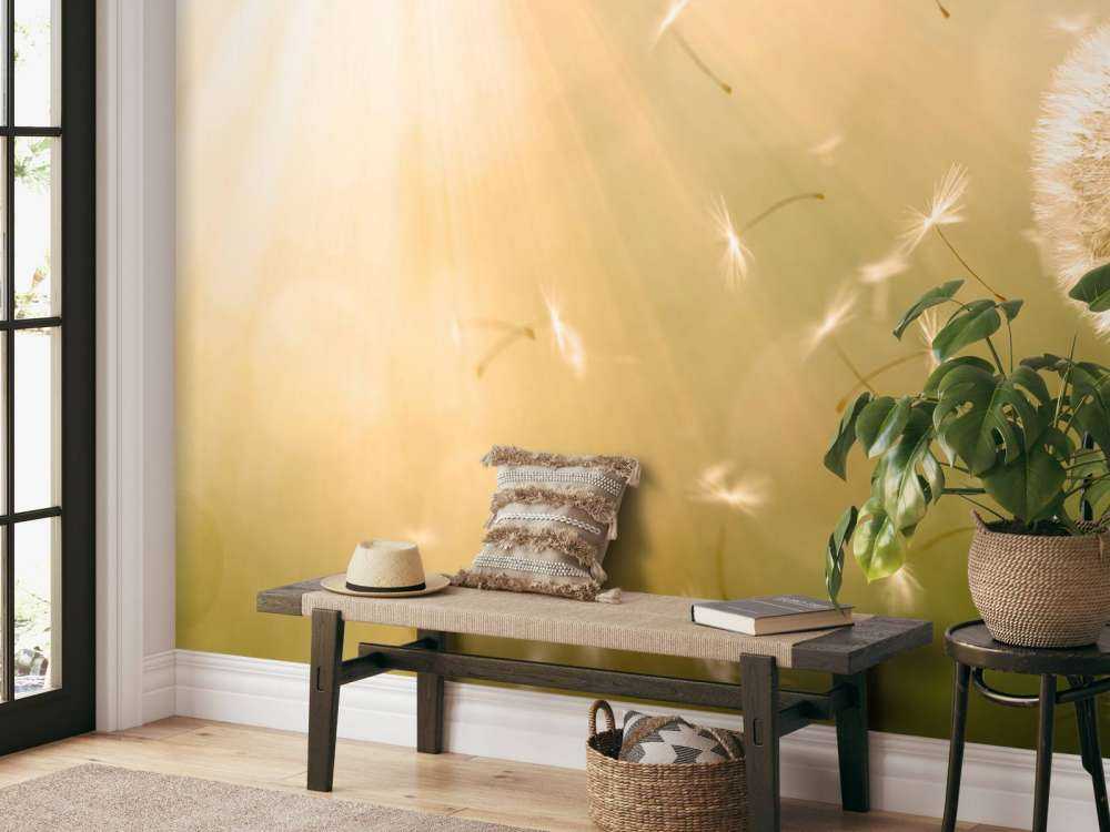 Dandelion in the wind