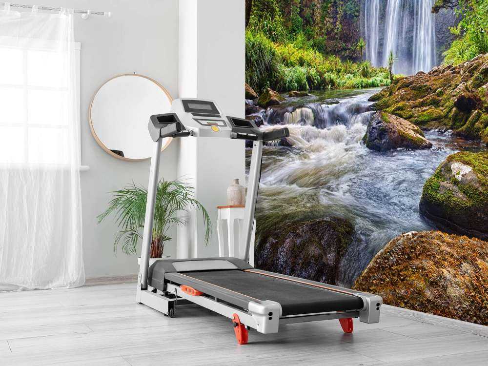 Waterfall with stones