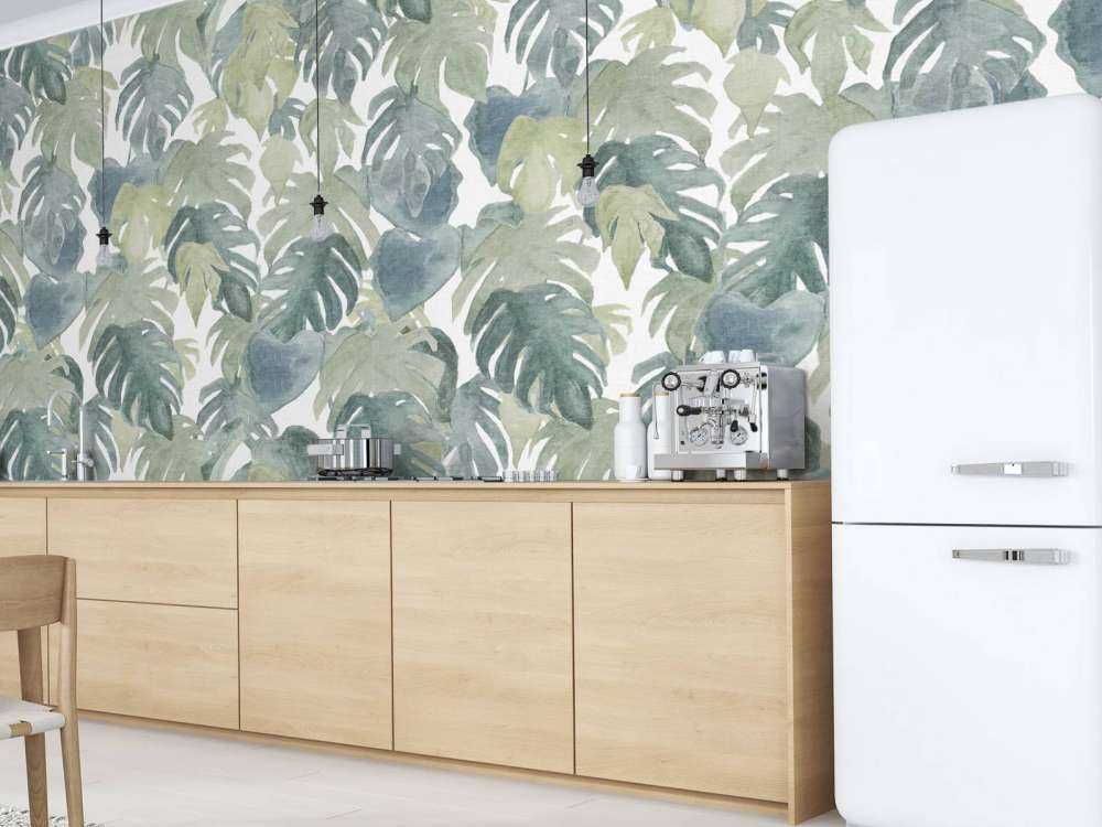 Tropical watercolour Palms