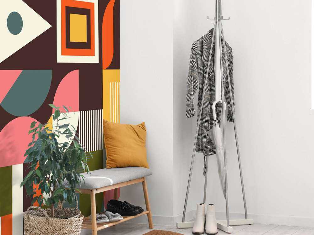 Colorful abstract shapes