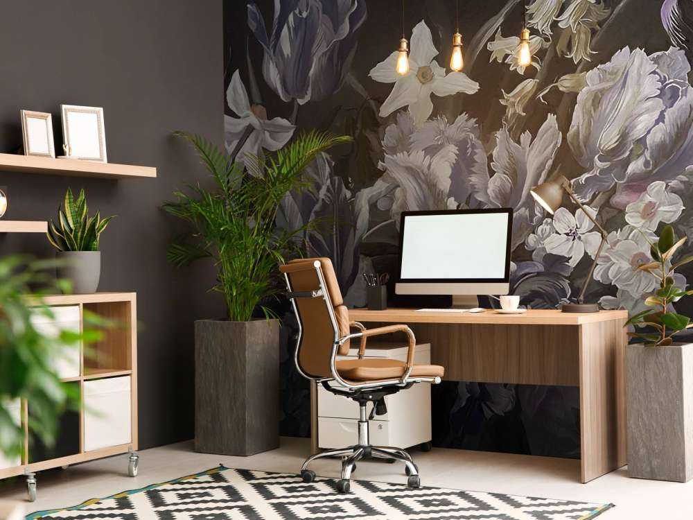 Bouquet with blue peonies