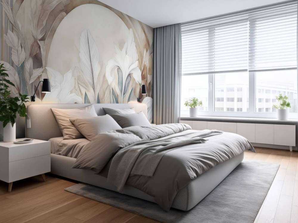 Irises at Sunrise Grey