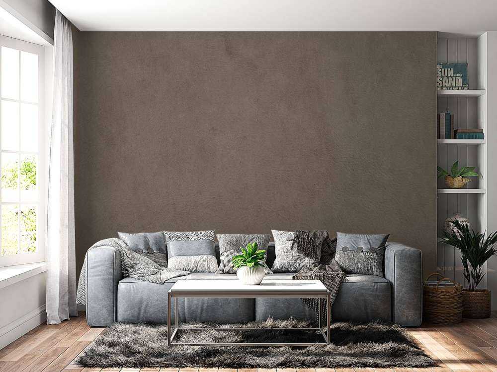 Taupe leather