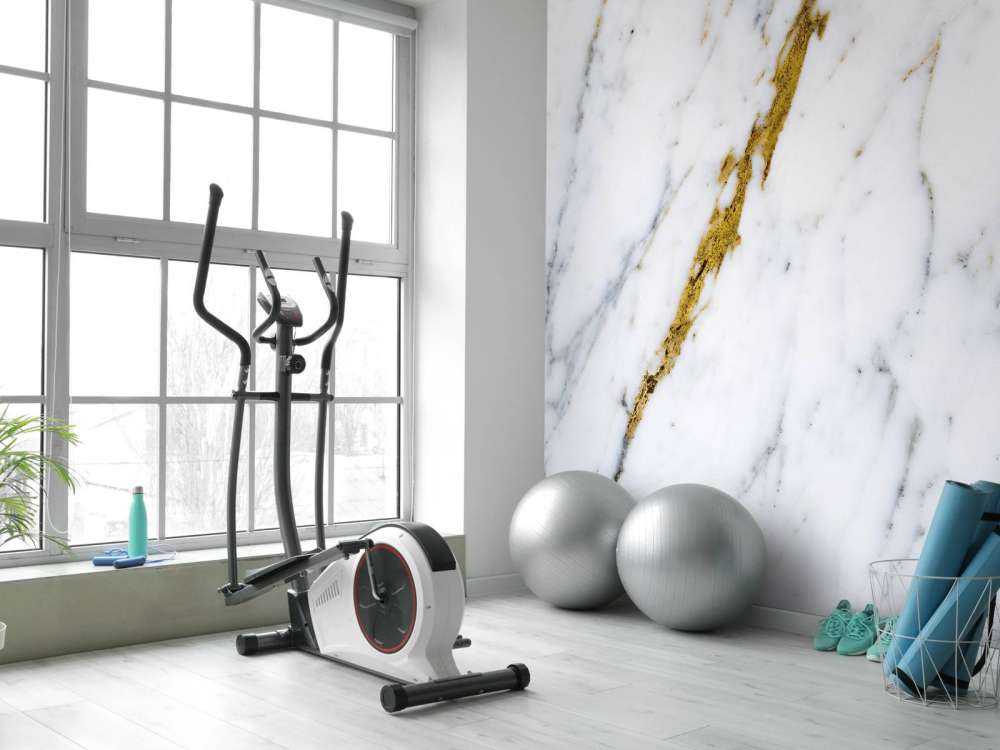 White marble with golden veins