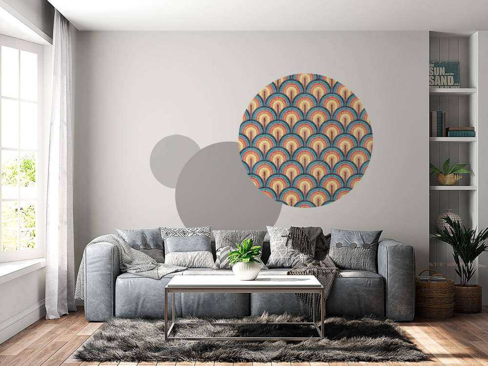 Wavy bohemian print