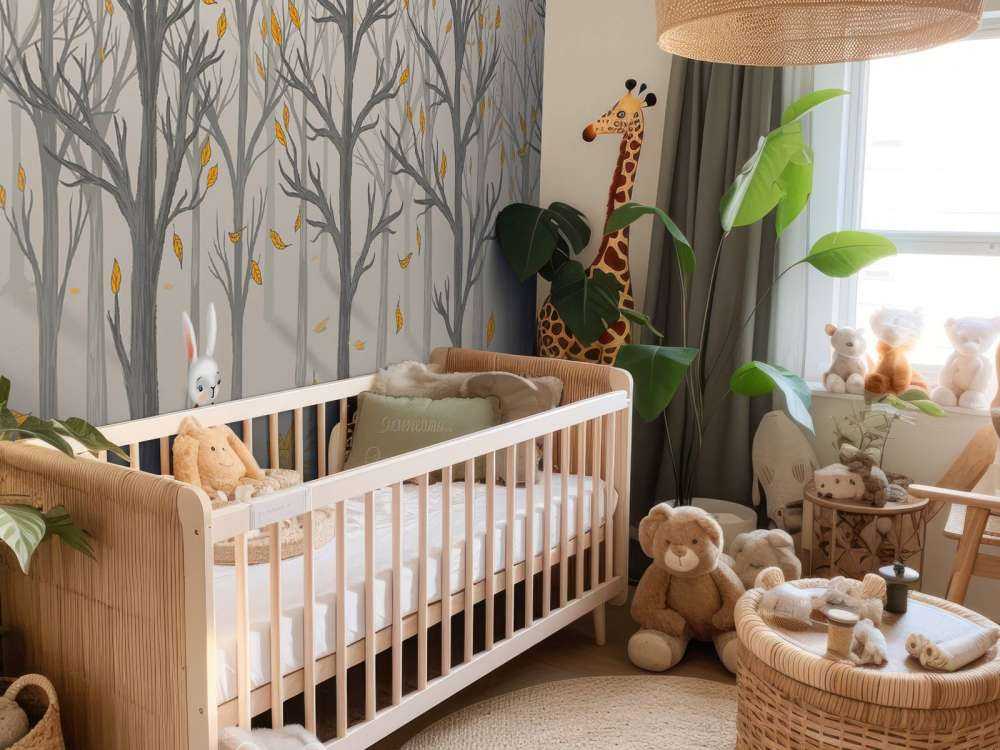 Forest animals in autumn