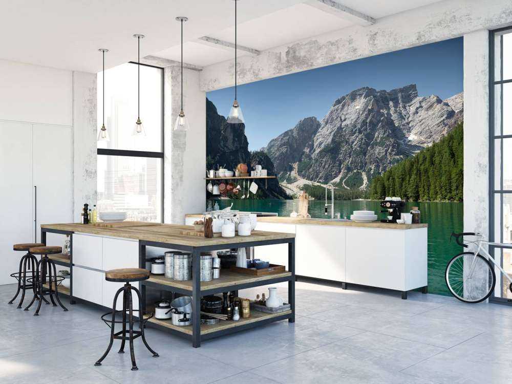 Lago di Braies from a boat