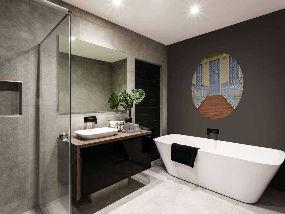 Bridge to old building