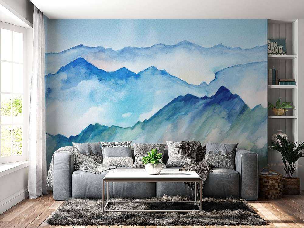 Abstract mountains