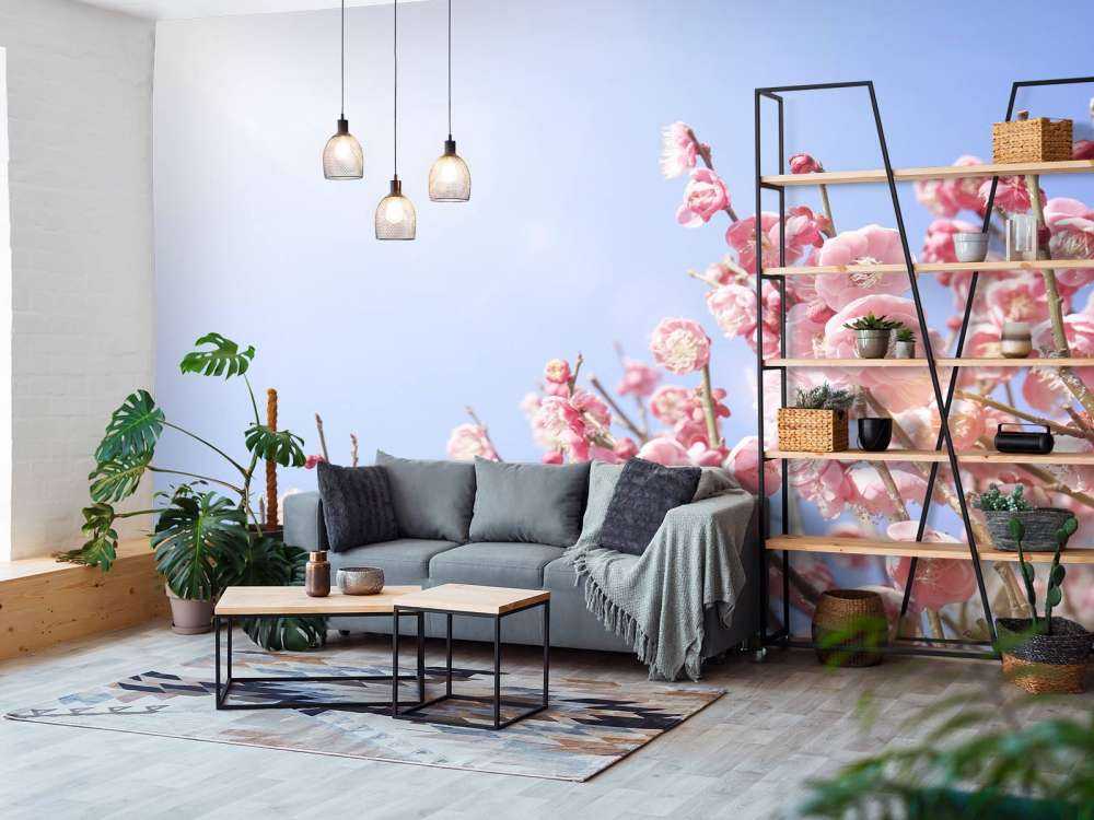 Blossoms with blue sky