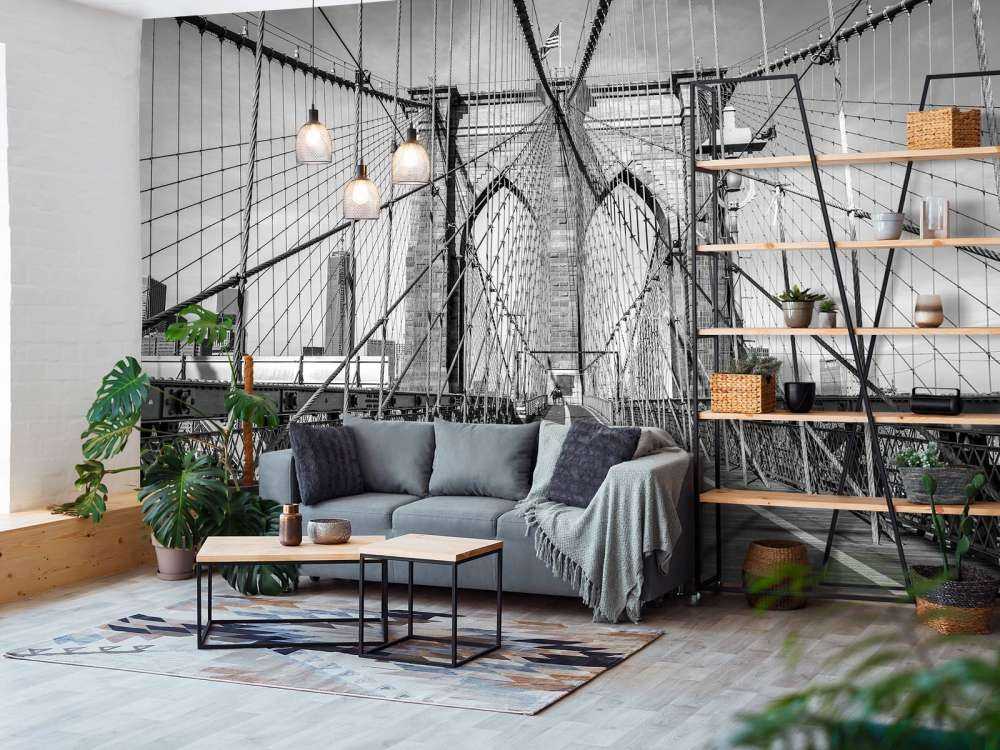 Bridge in black and white