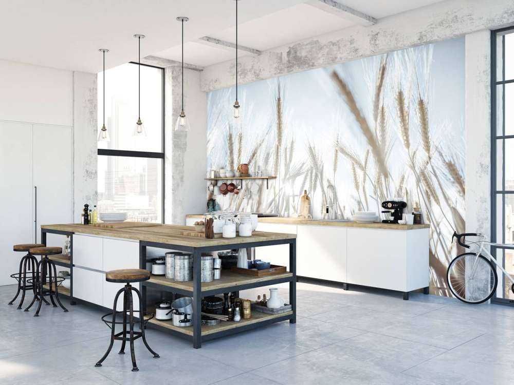 Sunbeams through the grain