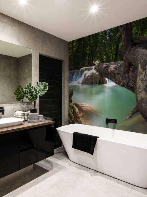 Waterfall in jungle