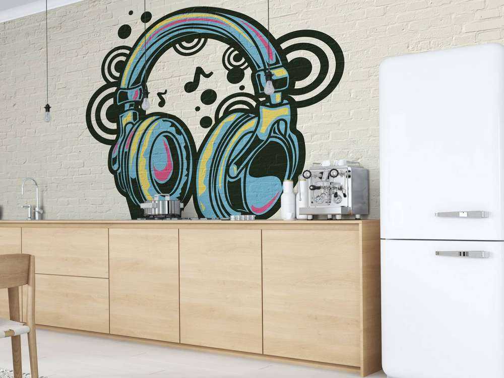 Graffiti headphones